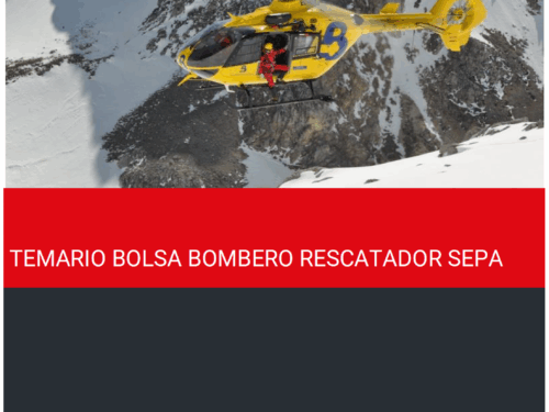 TEMARIO COMPLETO BOLSA BOMBERO RESCATADOR SEPA ASTURIAS